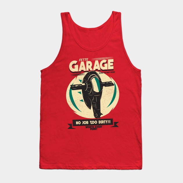 Fetts Garage Tank Top by Piercek25